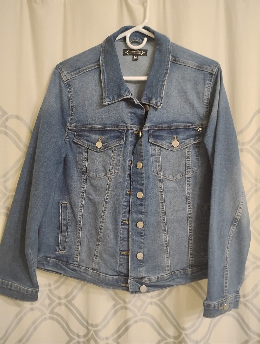 Nanette Lepore Light Blue Denim Jean Jacket